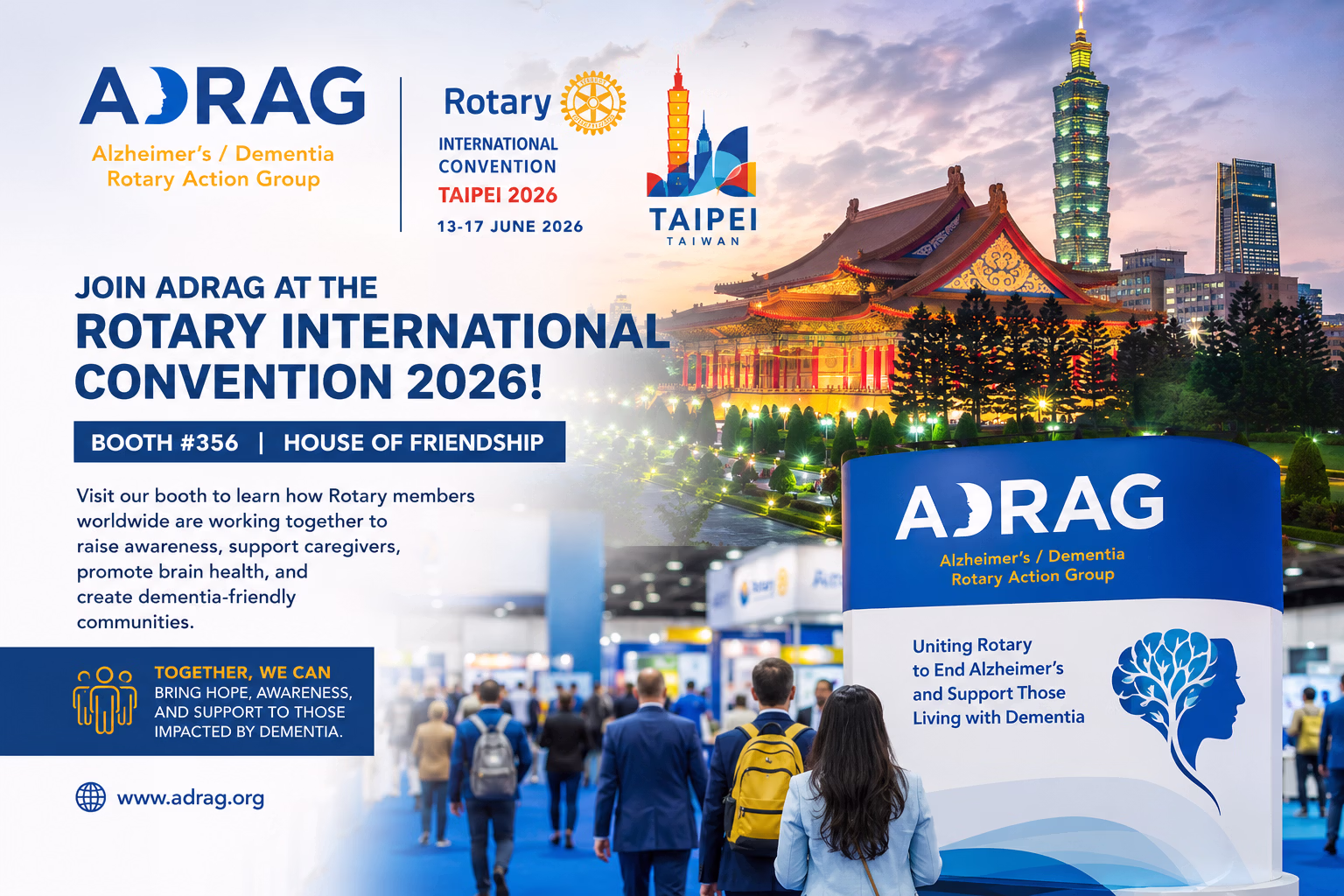 ADRAG to Welcome Rotary Members from Around the World at the 2026 Rotary International Convention in Taipei